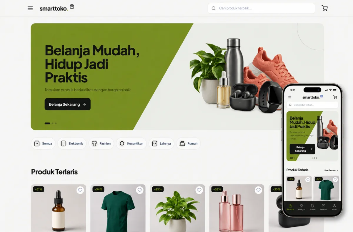 Pratinjau Theme Minimal