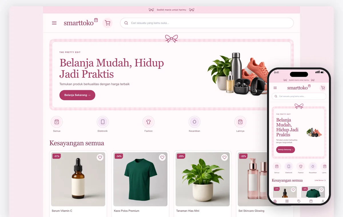 Pratinjau Ribbon Boutique